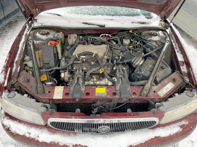 2G4WS52J021235282 - 2002 BUICK CENTURY CU BURGUNDY photo 7