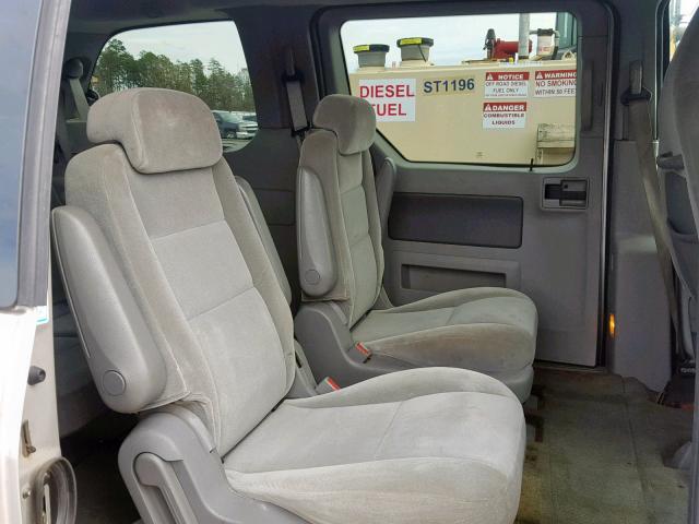 2FMZA57615BA81331 - 2005 FORD FREESTAR S SILVER photo 6