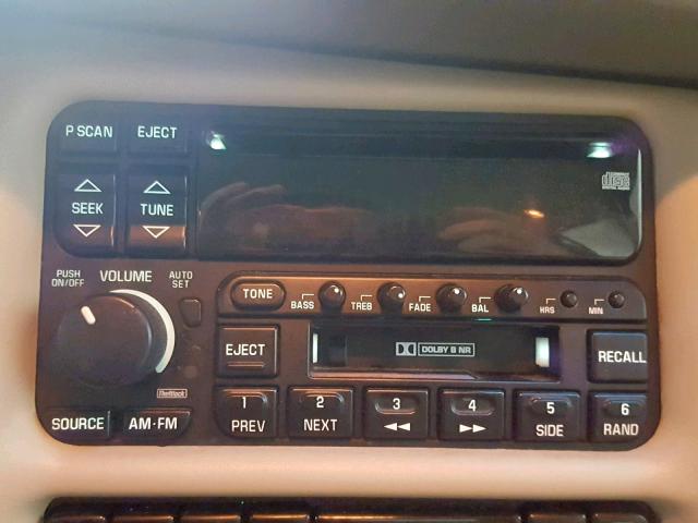 1G4CW54K214160827 - 2001 BUICK PARK AVENU TAN photo 9