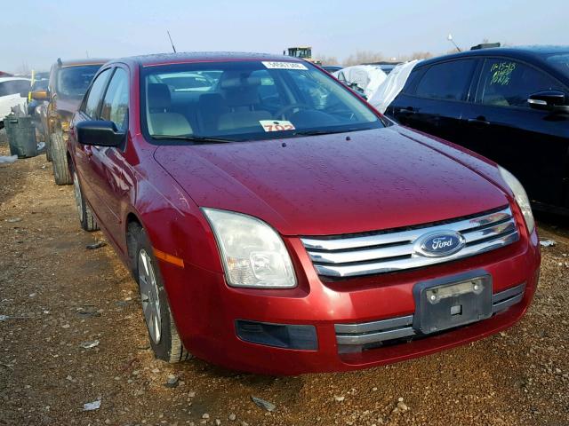 3FAHP06Z87R244743 - 2007 FORD FUSION S RED photo 1