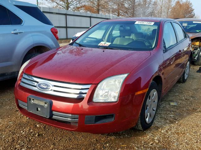 3FAHP06Z87R244743 - 2007 FORD FUSION S RED photo 2