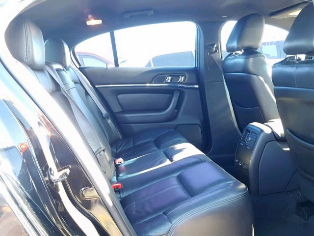 1LNHM93R69G603556 - 2009 LINCOLN MKS BLACK photo 6