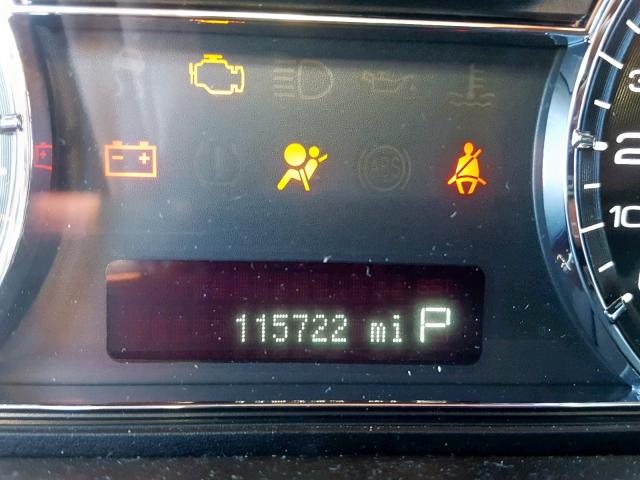 1LNHM93R69G603556 - 2009 LINCOLN MKS BLACK photo 8