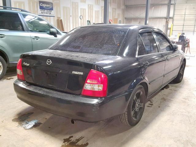 JM1BJ225430107096 - 2003 MAZDA PROTEGE DX BLACK photo 4