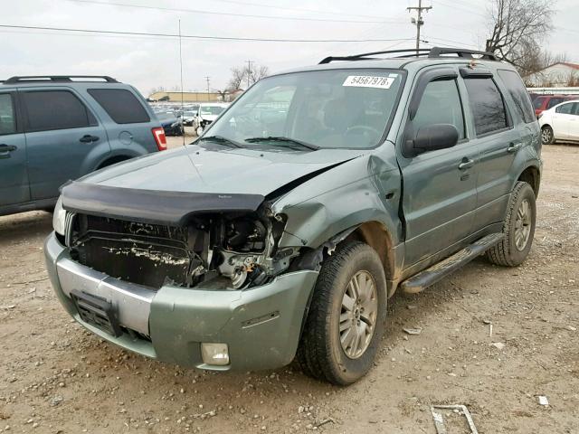 4M2CU97127KJ10464 - 2007 MERCURY MARINER PR GREEN photo 2