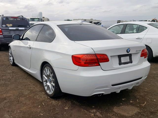 WBAKE5C53DJ107314 - 2013 BMW 328 I SULE WHITE photo 3