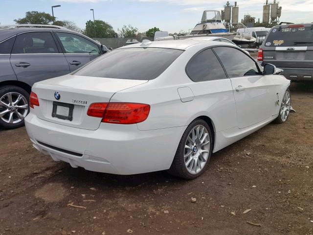 WBAKE5C53DJ107314 - 2013 BMW 328 I SULE WHITE photo 4