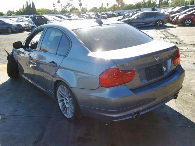 WBAPN7C54AA778164 - 2010 BMW 335 D SILVER photo 3