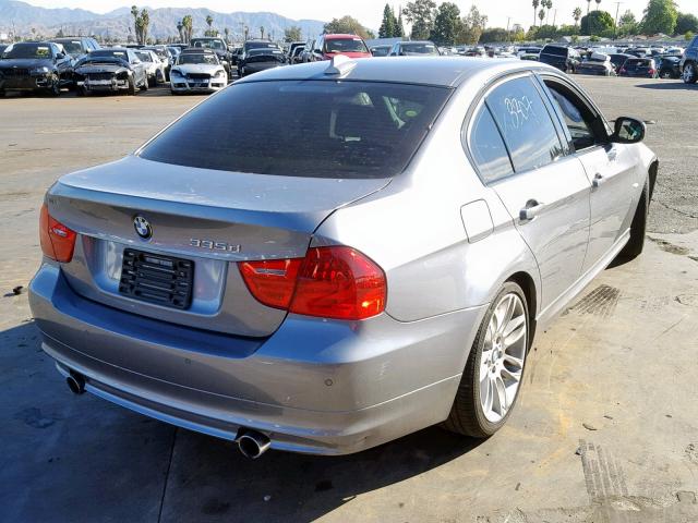 WBAPN7C54AA778164 - 2010 BMW 335 D SILVER photo 4