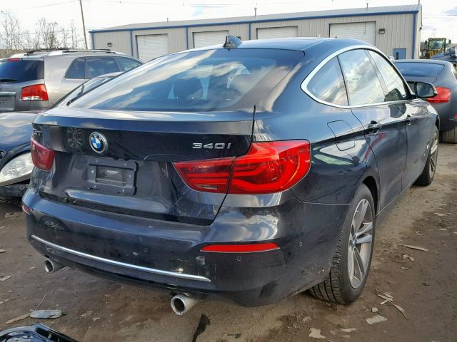 WBA8Y3C55JG451340 - 2018 BMW 340 XIGT BLACK photo 4