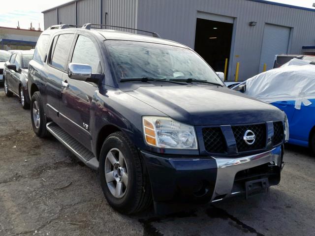 5N1AA08A47N713796 - 2007 NISSAN ARMADA SE BLUE photo 1