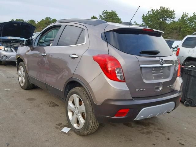 KL4CJFSB8FB158007 - 2015 BUICK ENCORE CON BROWN photo 3