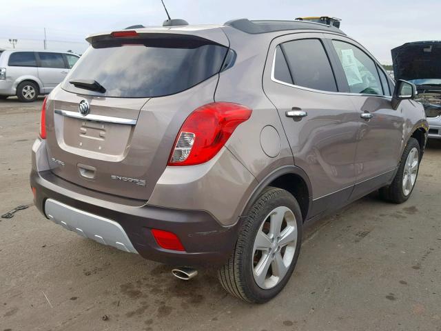 KL4CJFSB8FB158007 - 2015 BUICK ENCORE CON BROWN photo 4