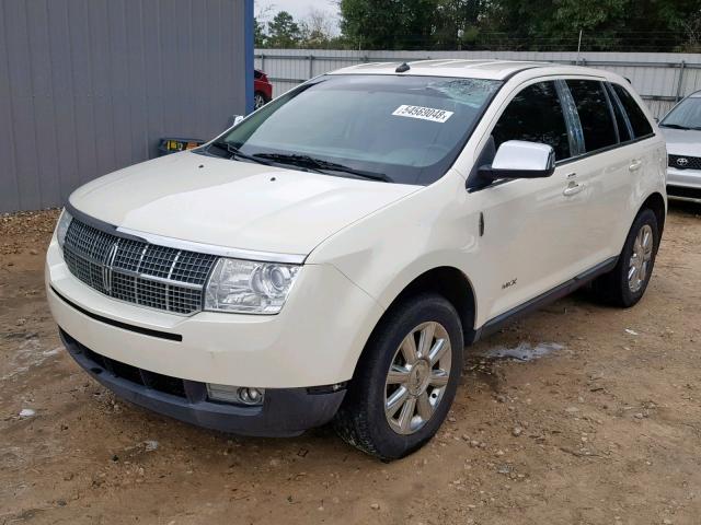 2LMDU68C38BJ10493 - 2008 LINCOLN MKX WHITE photo 2