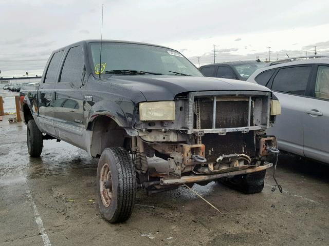 1FTSW31F42EA22097 - 2002 FORD F350 SRW S BLACK photo 1