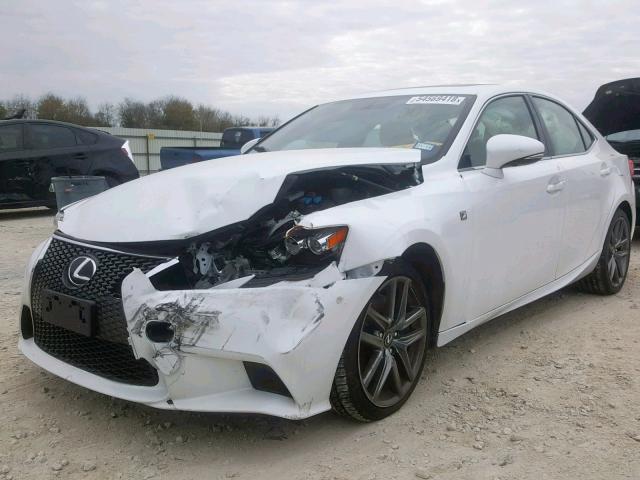 JTHCE1D25F5007553 - 2015 LEXUS IS 350 WHITE photo 2