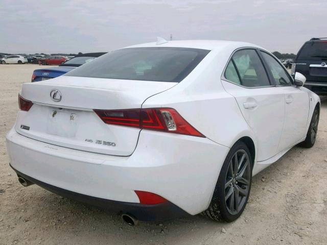 JTHCE1D25F5007553 - 2015 LEXUS IS 350 WHITE photo 4