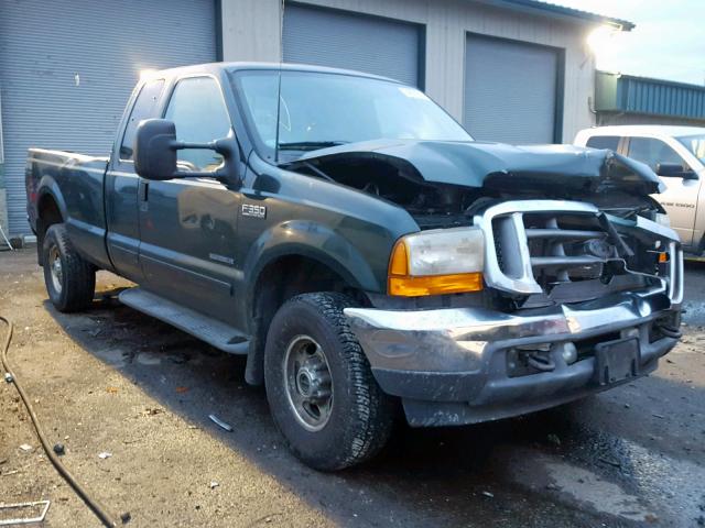 1FTSX31F91EC43318 - 2001 FORD F350 SRW S GREEN photo 1