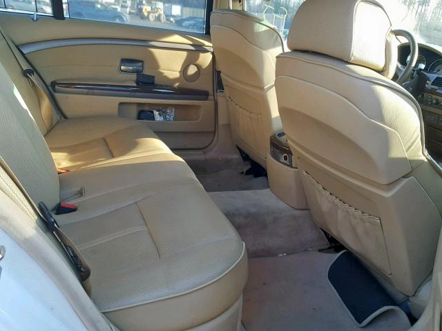 WBAGN63433DS43491 - 2003 BMW 745 LI WHITE photo 5