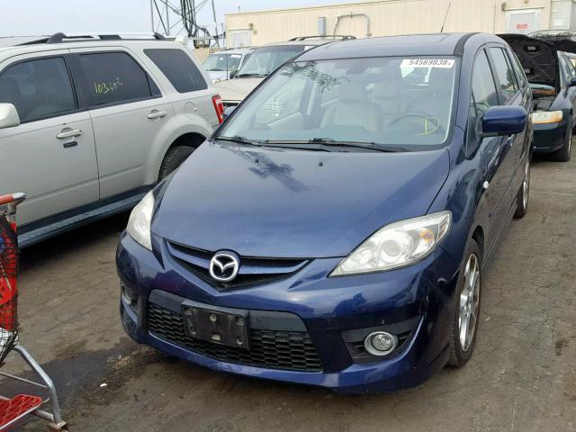 JM1CR29L790357989 - 2009 MAZDA 5 BLUE photo 2