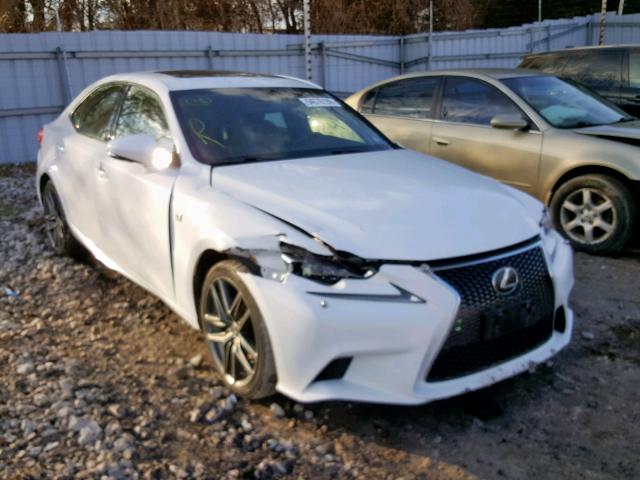 JTHCF1D20E5000568 - 2014 LEXUS IS 250 WHITE photo 1