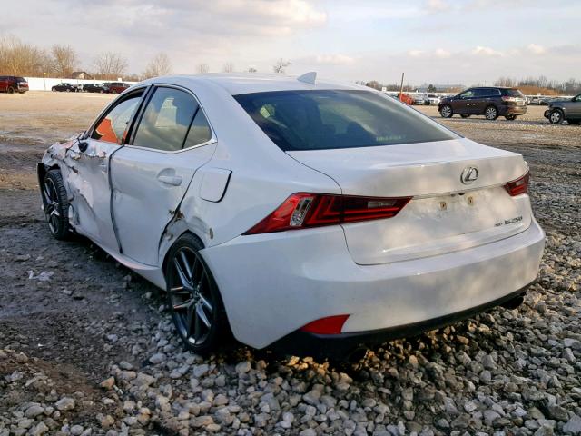 JTHCF1D20E5000568 - 2014 LEXUS IS 250 WHITE photo 3