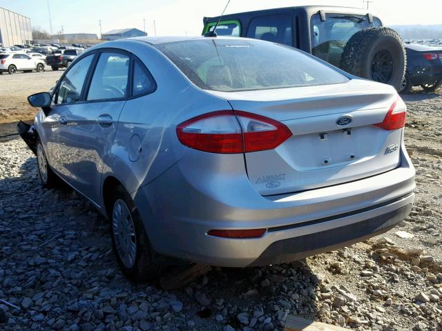 3FADP4AJ5JM118559 - 2018 FORD FIESTA S SILVER photo 3