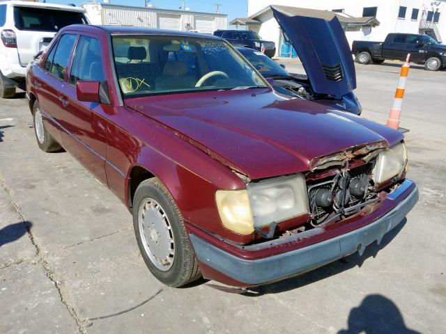 WDBEA30E2MB490904 - 1991 MERCEDES-BENZ 300 E MAROON photo 1