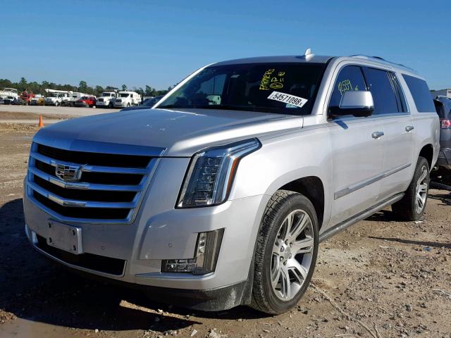 1GYS3JKJ5GR108349 - 2016 CADILLAC ESCALADE E SILVER photo 2