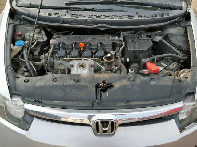 2HGFA16538H356600 - 2008 HONDA CIVIC LX SILVER photo 7