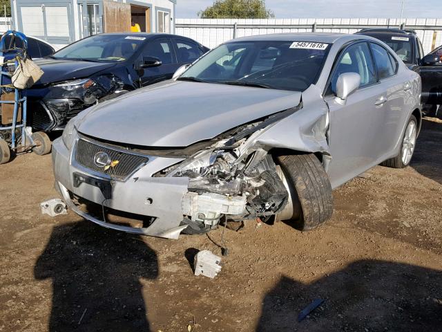 JTHBK262072051096 - 2007 LEXUS IS 250 GRAY photo 2