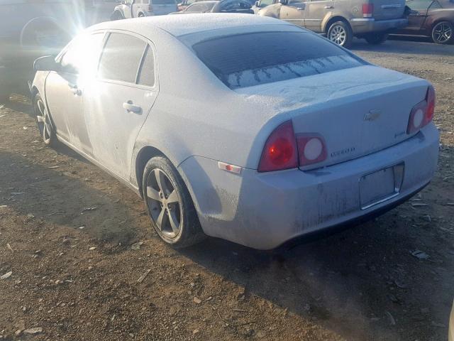 1G1ZC5EUXBF133767 - 2011 CHEVROLET MALIBU 1LT SILVER photo 3