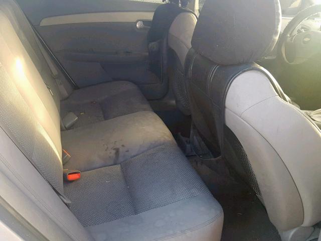 1G1ZC5EUXBF133767 - 2011 CHEVROLET MALIBU 1LT SILVER photo 6