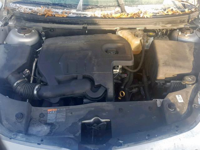 1G1ZC5EUXBF133767 - 2011 CHEVROLET MALIBU 1LT SILVER photo 7