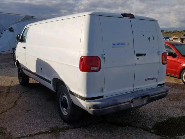 2B7JB21Z4XK534361 - 1999 DODGE RAM VAN B2 WHITE photo 3