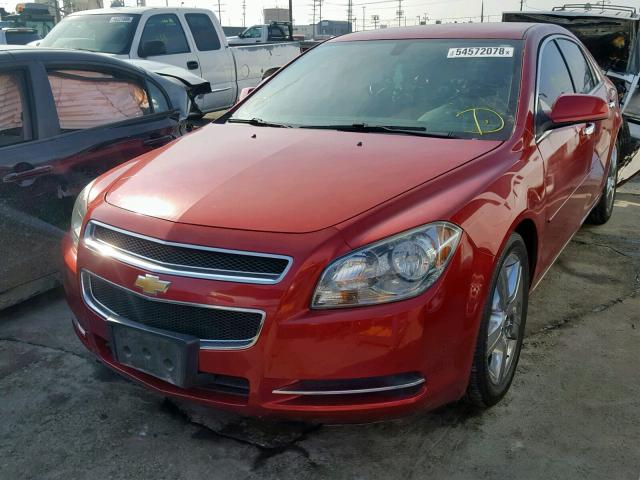 1G1ZC5E07CF283141 - 2012 CHEVROLET MALIBU 1LT RED photo 2