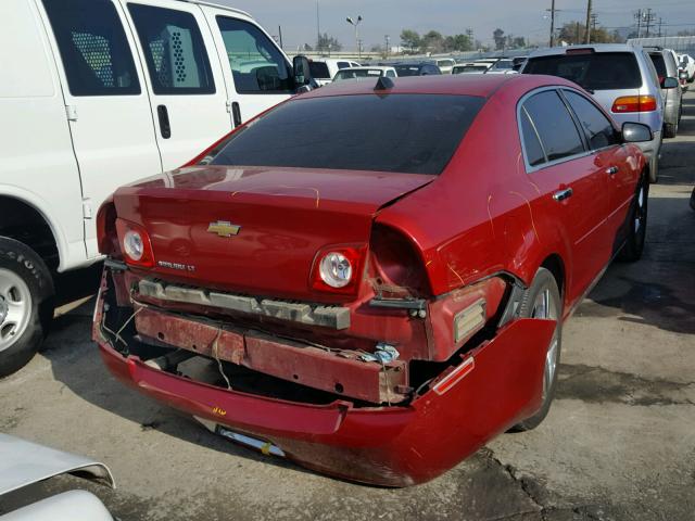 1G1ZC5E07CF283141 - 2012 CHEVROLET MALIBU 1LT RED photo 4