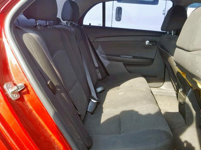 1G1ZC5E07CF283141 - 2012 CHEVROLET MALIBU 1LT RED photo 6