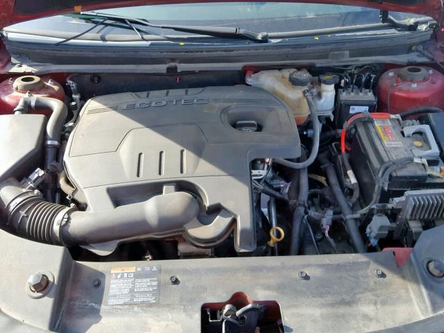 1G1ZC5E07CF283141 - 2012 CHEVROLET MALIBU 1LT RED photo 7