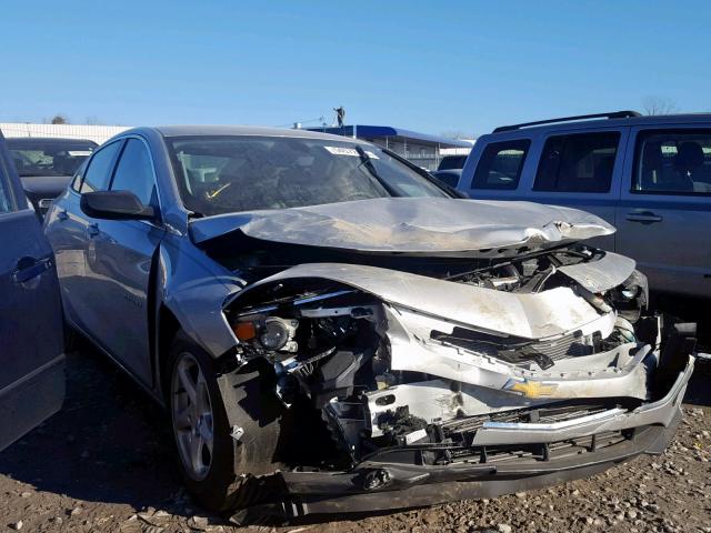 1G1ZB5ST3JF268943 - 2018 CHEVROLET MALIBU LS Gümüş foto 1
