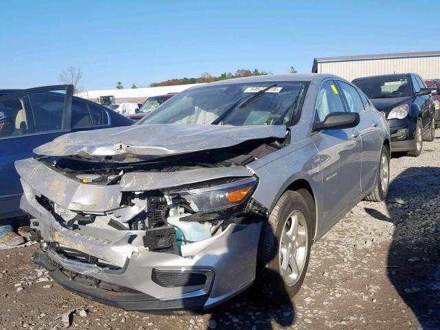 1G1ZB5ST3JF268943 - 2018 CHEVROLET MALIBU LS Gümüş foto 2