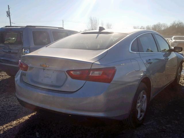 1G1ZB5ST3JF268943 - 2018 CHEVROLET MALIBU LS Gümüş foto 4