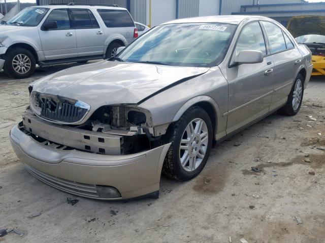 1LNHM87A55Y644540 - 2005 LINCOLN LS TAN photo 2
