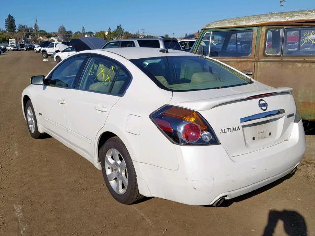 1N4CL21E39C119575 - 2009 NISSAN ALTIMA HYB WHITE photo 3