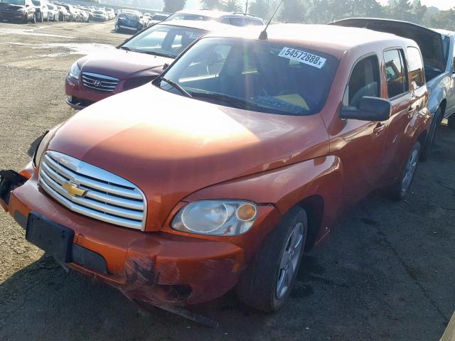 3GNCA13D98S706586 - 2008 CHEVROLET HHR LS Naranja foto 2