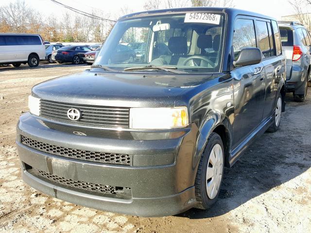 JTLKT334464079663 - 2006 TOYOTA SCION XB BLACK photo 2