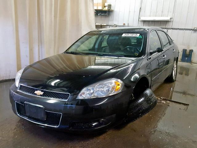 2G1WC5E38E1122482 - 2014 CHEVROLET IMPALA LIM BLACK photo 2