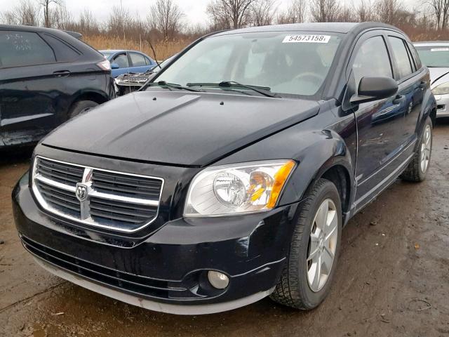 1B3HB48B07D389530 - 2007 DODGE CALIBER SX BLACK photo 2