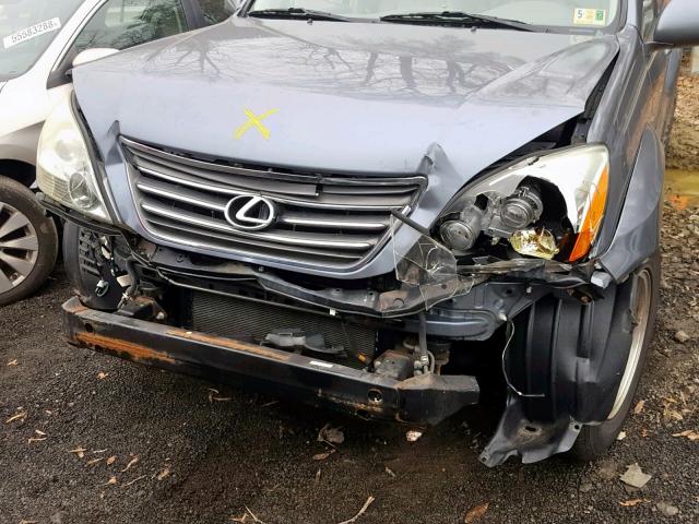 JTJBT20X440039685 - 2004 LEXUS GX 470 BLUE photo 9