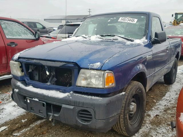 1FTYR10D58PA28509 - 2008 FORD RANGER BLUE photo 2